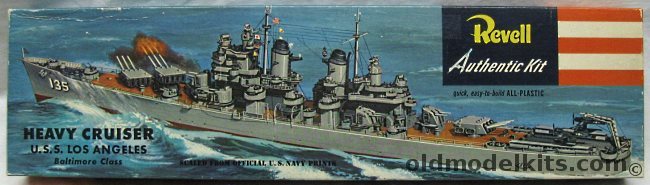 Revell 1/490 USS Los Angeles CA135 - Pre 'S'  - Fall River - Baltimore - Pittsburg - Columbus - Bremerton - Canberra - Toledo - Quincy - Chicago - St. Paul - Helena - Macon - Boston, H306-169 plastic model kit